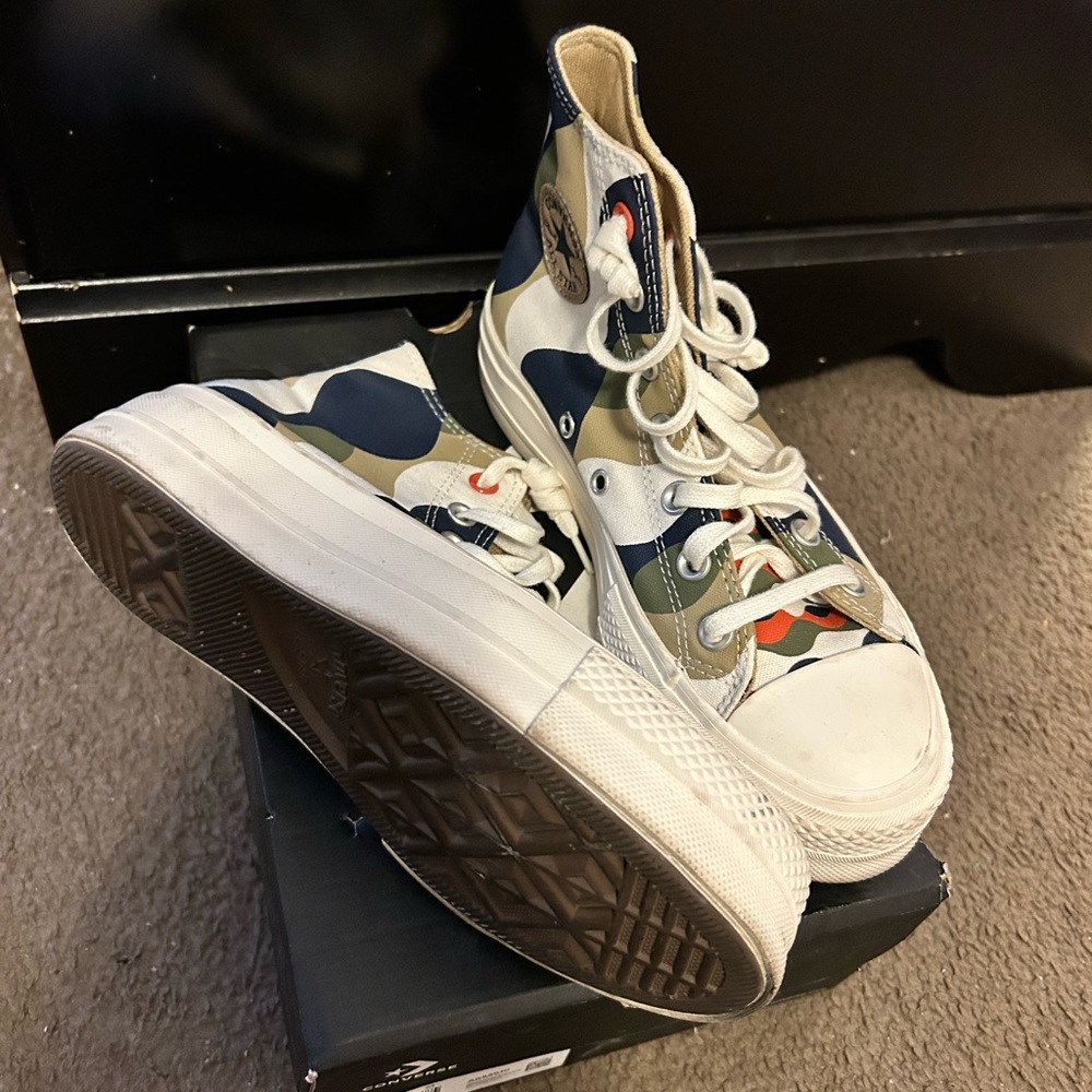 Converse Multicolor High-Top Sneakers